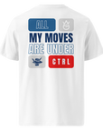 “Moves Under CTRL” White Surfwear T-Shirt