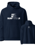 Blue Surfwear Hoodie "Got Wet Surfwear"