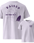 T-Shirt Surfwear Lavande "Raised By The Sea"