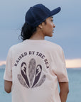 T-Shirt Rose pastel "Raised By The Sea"
