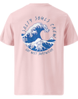 Pastel Pink Surfwear T-Shirt “Salty Soul Crew”