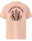 Peach Pink Surfwear T-Shirt “Raised By The Sea”