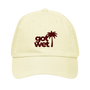 Casquette Surfwear Jaune Pastel "Got Wet & Palmtree"