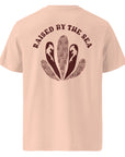 Peach Pink Surfwear T-Shirt “Raised By The Sea”