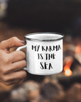 Mug / Cup Surfwear "My Karma is the Sea"