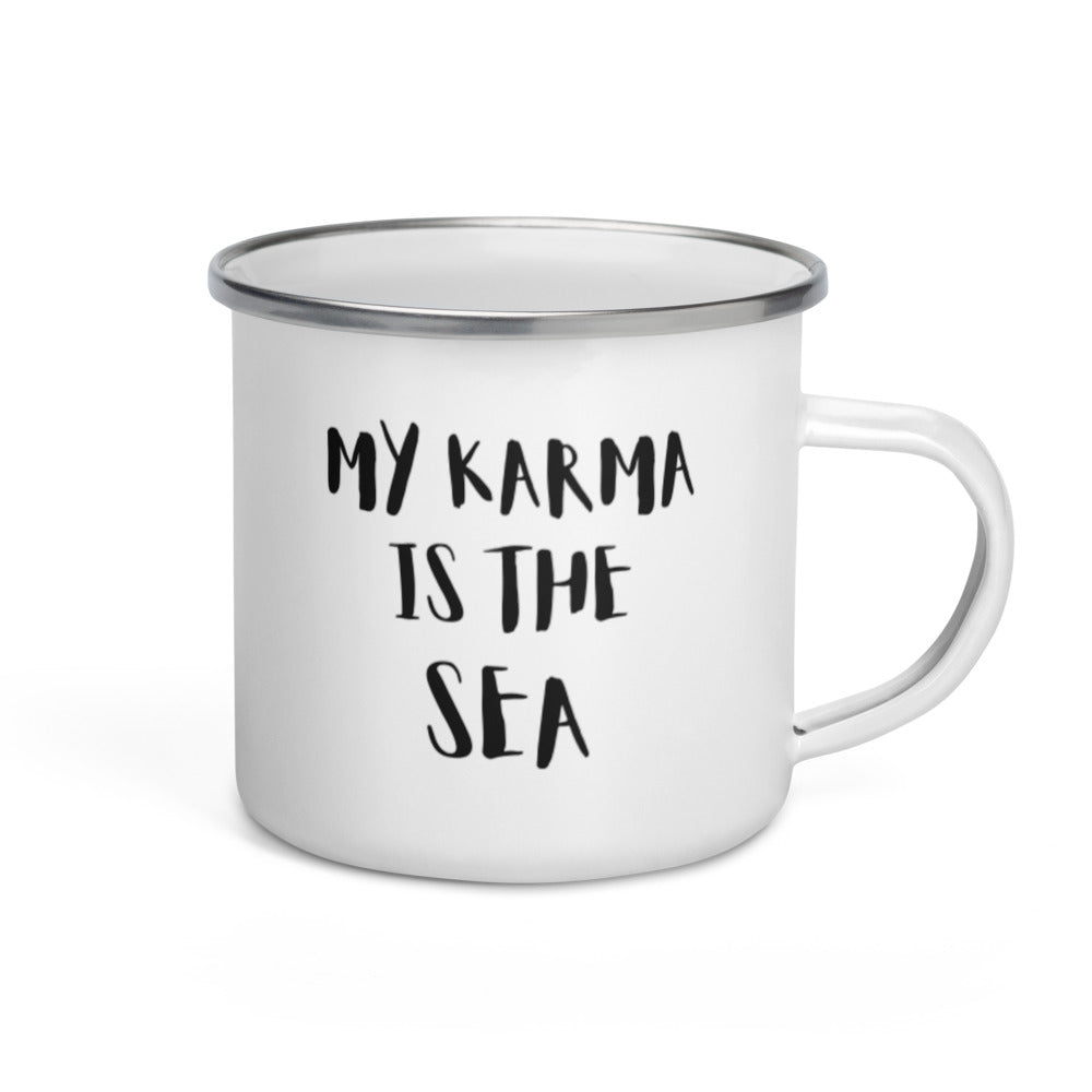 Mug / Cup Surfwear &quot;My Karma is the Sea&quot;